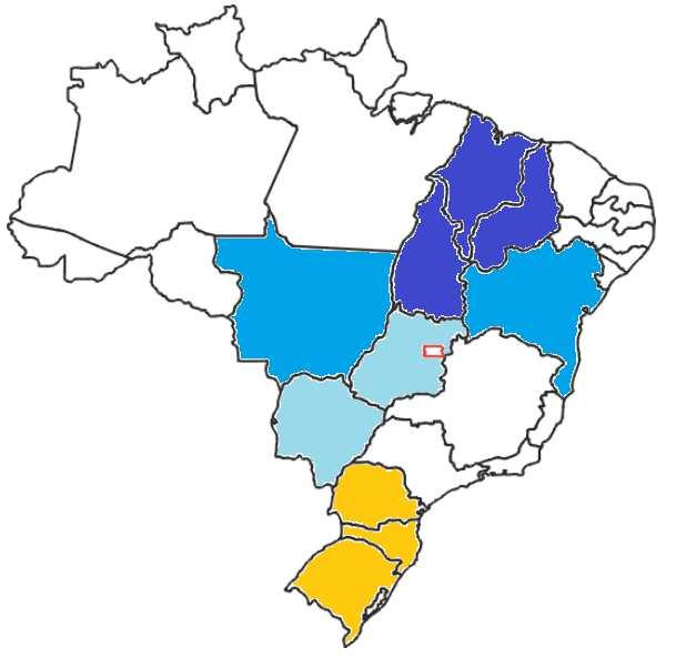 BRASIL ÁREA DE SOJA (milhões de