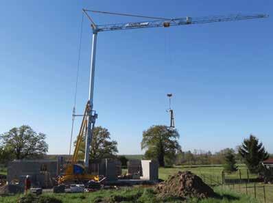 Construção possível com vento até aos 50 km/h Opções