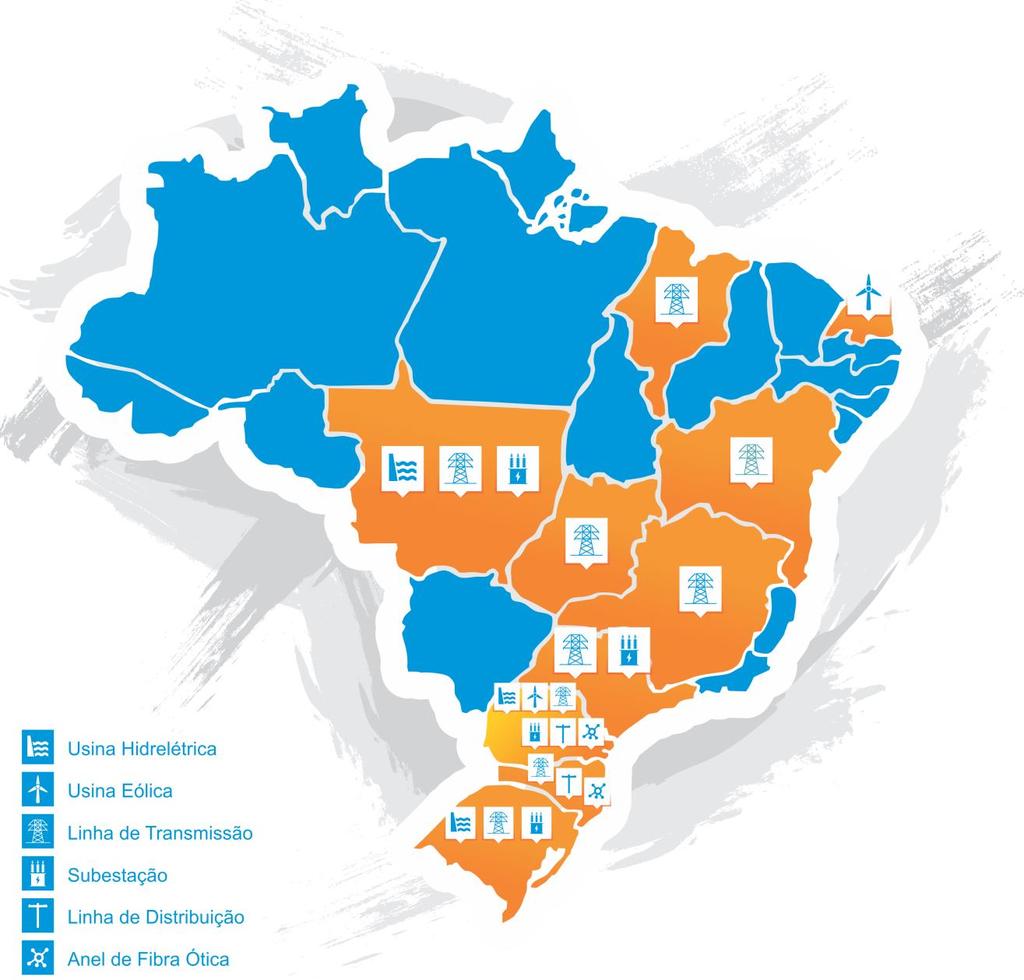 1. PERFIL ORGANIZACIONAL A Copel foi criada em outubro de 1954 e é a maior empresa do Paraná em patrimônio e receita líquida.