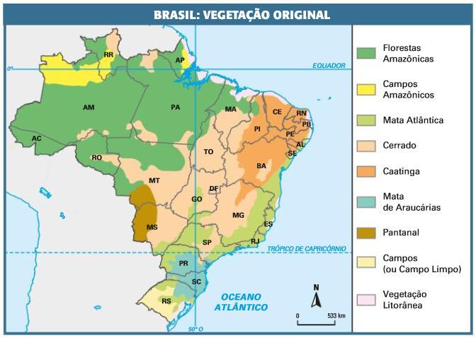 Os diferentes Mapas Mapa temático Registra dados sobre temas específicos.