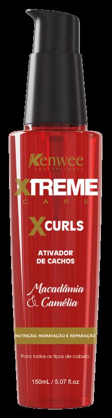 X-CURLS Ativador de Cachos 150ml O Ativador de Cachos, X-Curls Xtreme Care realça os cachos