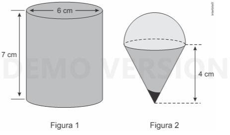 Questão 4 (Enem 2014) Uma empresa farmacêutica produz medicamentos em pílulas, cada uma na forma de um cilindro com uma semiesfera com o mesmo raio do cilindro em cada uma de suas extremidades.