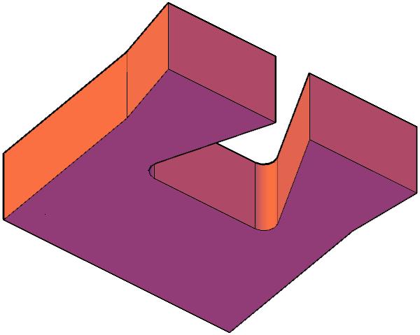 As diferentes geometrias analisadas foram introduzidas no programa de cálculo FEMIX. Uma vez que esta peça será executada em aço considerou-se portanto como tendo comportamento linear isotrópico.