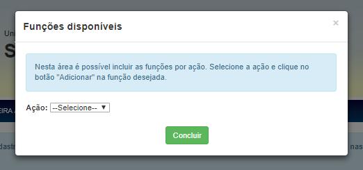 Após definir membro do projeto você deve clicar no botão Adicionar Função conforme