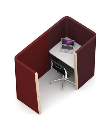 Single Workstation Single private workstation with in-desk power.