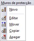 13 2.4. Muros de protecção Fig. 2.14 Muros de protecção Permite introduzir, editar, mover, copiar e apagar muros de protecção. Estes são usados na protecção de depósitos. 2.5. Compartimentos Novo Fig.