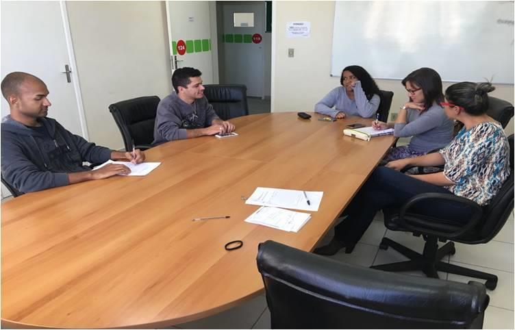 No primeiro encontro do PIBID IFSul em que estive presente, foi apresentado as novas bolsistas do grupo.