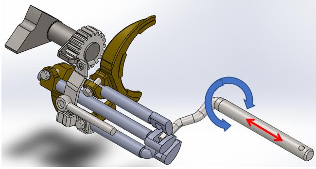 3 mostra de forma mais detalhada o arranjo do mecanismo seletor.