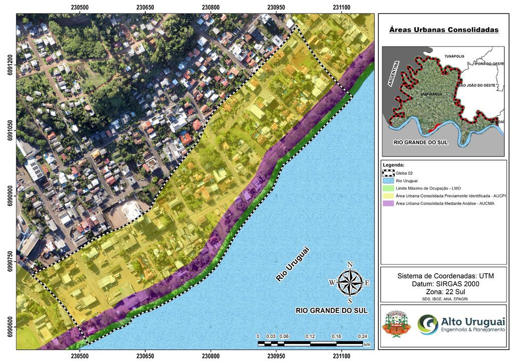 Área Urbana Consolidada Linha