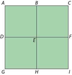 Nome: Nº: Turma: Duração: 90 minutos Classificação: 1. Na figura ao lado está representado o quadrado [AGIC], decomposto em quatro quadrados geometricamente iguais.