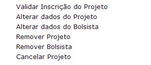 c) Após, clique em Procurar, localize o arquivo em seu computador e clique em Carregar arquivo; d) Para incluir o Projeto de Iniciação Científica, clique em Projeto (aluno), e repita o procedimento