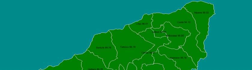 Mapa 4: Uma Kain ba Produsaun Agrikula Basea ba Dadus Estatistika husi Census