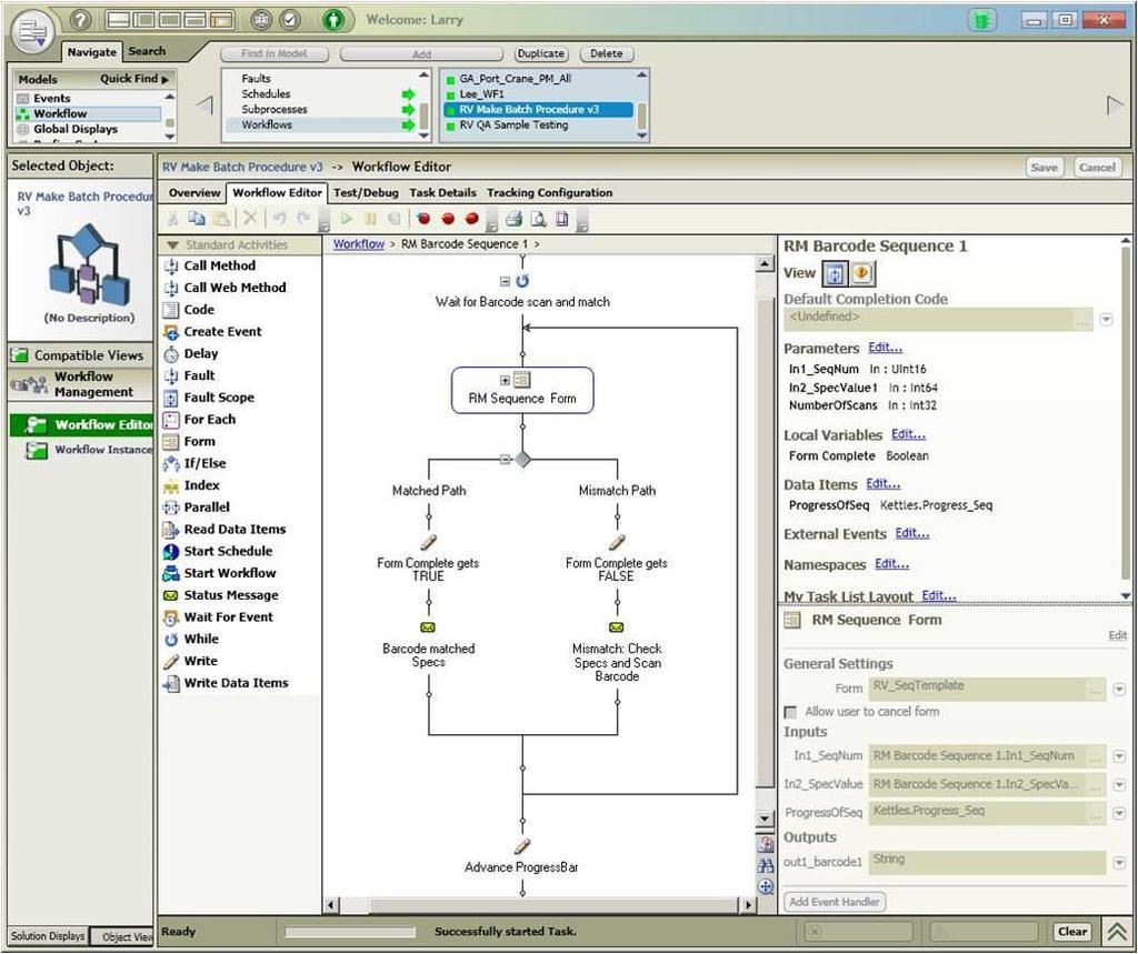 Um bom exemplo de sistema que permite a implantação da Automação de Procedimentos é o software GE Workflow.