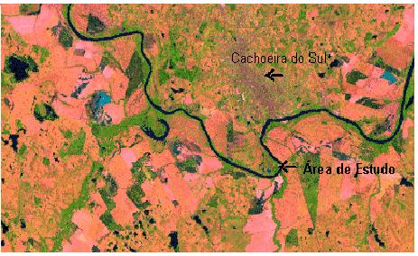 Lago Cidade - Ponte Rio FIGURA 1 - Localização e caracterização de fragmento