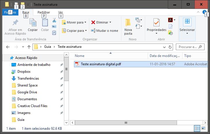 IV. Verificar a assinatura digital dos documentos 4.1.