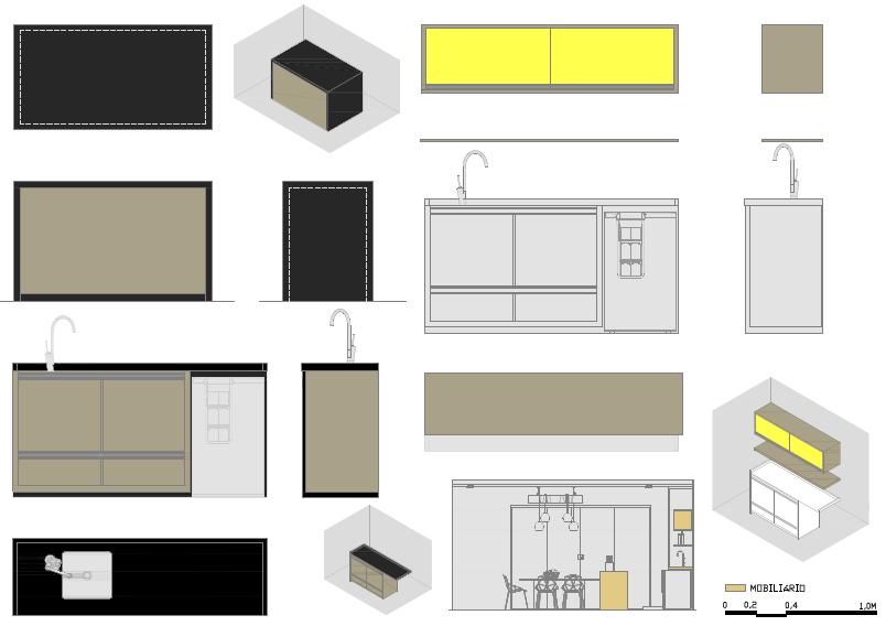 MÓVEL SOB MEDIDA EQUIPAMENTOS DE COZINHA Móvel planejado.