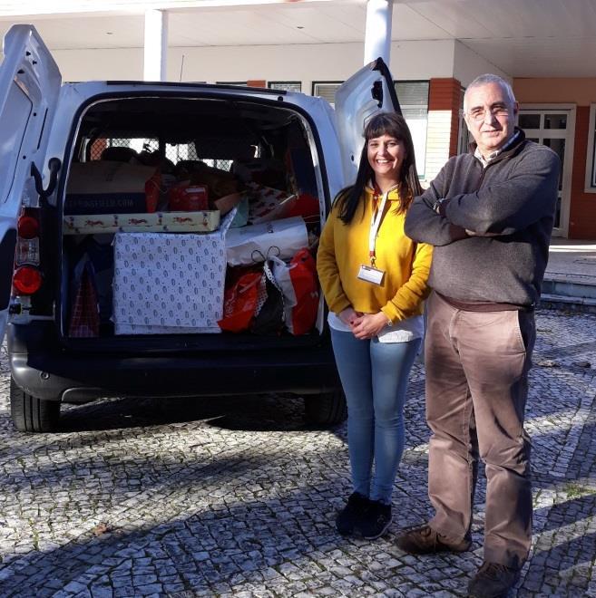 CAMPANHA DE APADRINHAMENTO No passado mês de dezembro, o CAIC associaou-se à Cáritas Diocesana de Coimbra numa campanha que denominámos de Apadrinhamento de crianças, que visava a entrega de um