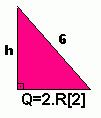 produto da área da base pela altura da pirâmide, isto é: Volume = (1/3) A(base) h Exemplo: Juliana tem um perfume contido em um frasco com a forma de uma pirâmide regular com base quadrada.