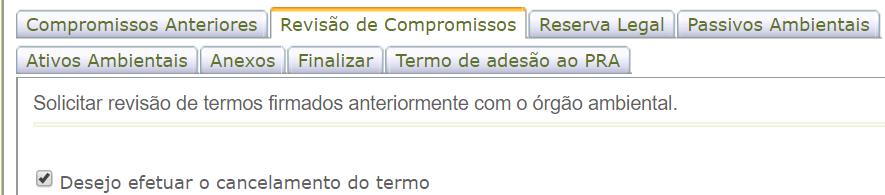 e Adequação Ambiental de imóveis rurais 41 A proposta é feita na camada Desenhando proposta de revisão de compromisso TRPRL XXXX. É possível desenhar ou fazer upload de shapefile.