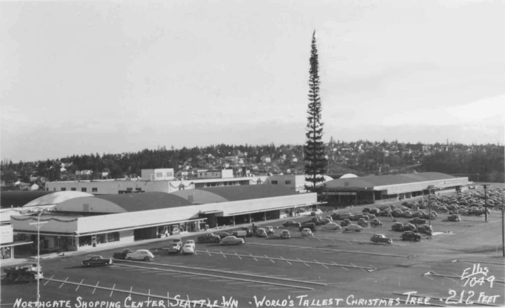 O primeiro shopping center regional, construído nos moldes do conceito atual, foi inaugurado em 1.950 em Seatle, Washington, EUA.