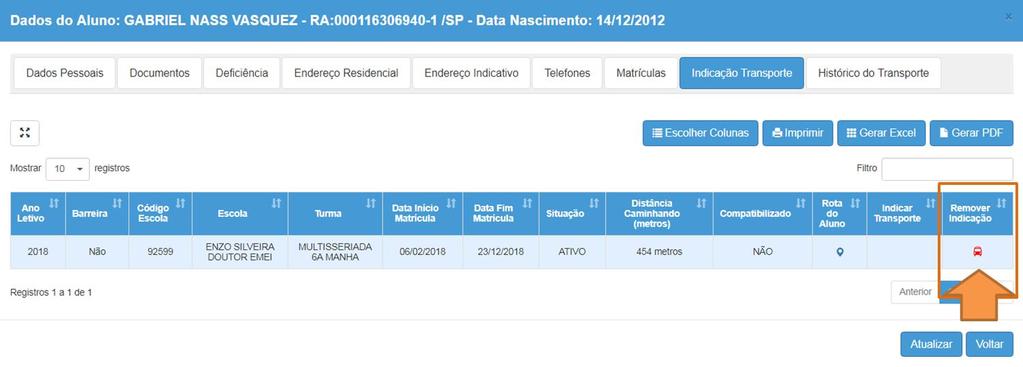 para finalizar. Pronto!!! Indicação Concluída IV.