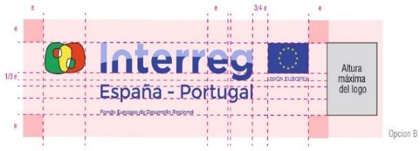 A primeira opção, recomendada encarecidamente pelo Secretariado POCTEP é utilizar o logótipo Interreg Espanha-Portugal com o acrónimo do projeto.