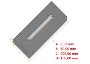 partir de chapas de aço carbono SAE 1020 (Figura 2). Quanto ao arame-eletrodo, foi utilizado o AWS ER70S-6 com diâmetro de 1,2 mm.