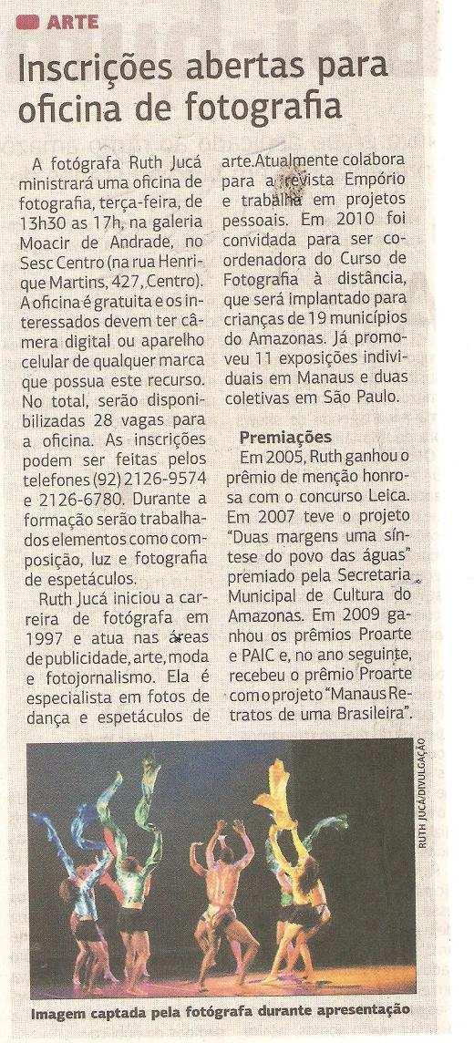 Jornal: Amazonas em Tempo Editoria: