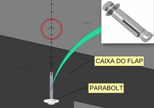 ser ﬁxada com parabolt (9) PASSO 3.