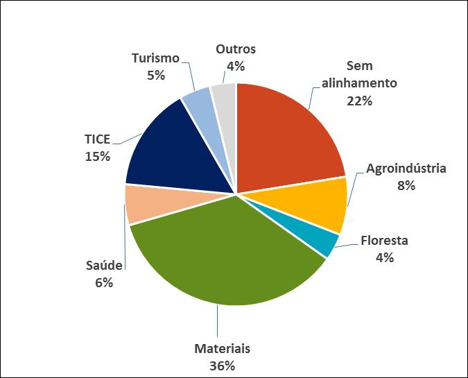 No entanto, todos estes projetos foram originários dos avisos em que as áreas de aposta se restringiam aos domínios diferenciadores, o que leva a crer que, provavelmente, se desde o início tivessem