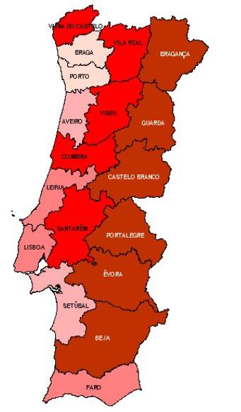 Envelhecimento populacional Relação entre a população com idade superior a 65