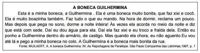 ..) Tira onda com ninguém. 16. Leia o texto abaixo.