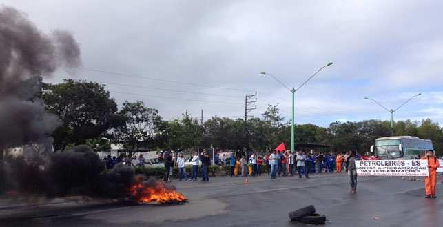 Resistência e no Conjunto Pituba (Cofip e UP) e permaneceram mobilizados durante todo o dia.