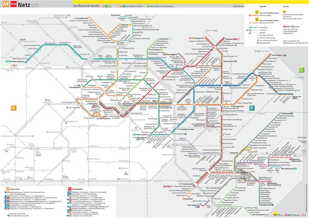 46 Figura 33 - Rede do sistema VLT na cidade de Berlim. Fonte: BERLINMAP360, 2016.