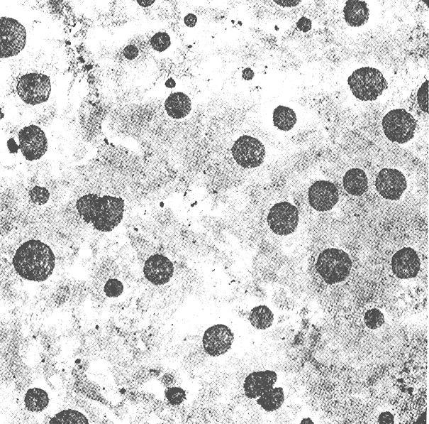 A microestrutura do ferro fundido nodular é obtida através da adição de uma pequena quantidade de magnésio e/ou cério antes da fundição Impurezas, tais como o P e o S, dentre