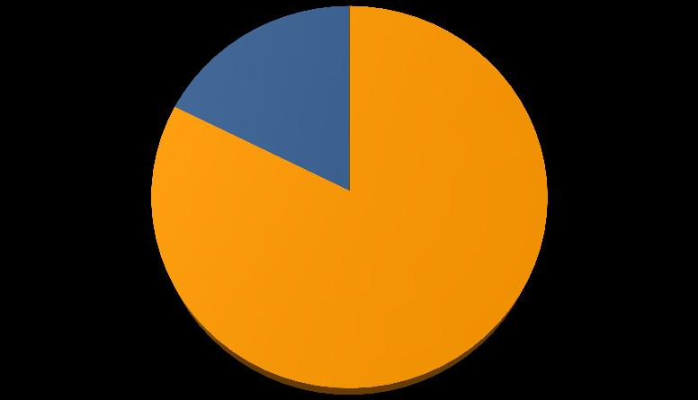 Sexo da vítima 45; 34% Feminino Masculino 210; 82% N: 255 Do total de 294 utentes registados no Gabinete de Apoio à Vítima