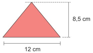 b) 1,00 cm². c) 7, cm². d) 9,00 cm². e) 97,7 cm².