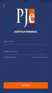 ser acessada pelo número do CPF e pela senha