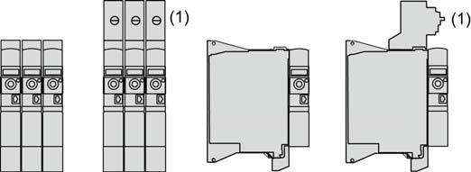 Tipos de Montagem para Inversores ATV320 B Apropriado para a operação do inversor em locais com temperatura de ar menor ou igual a 50 C (122 F), na