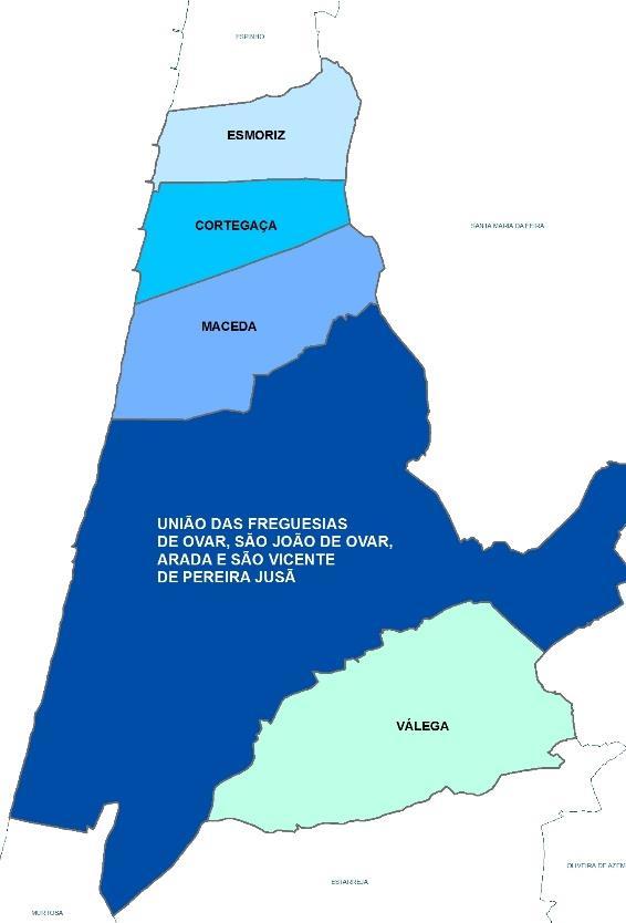 Relatório de Atividades da USF ALPHA do ano de O concelho de Ovar possui uma extensão de 7, Km, repartida por oito freguesias, com uma população residente de 55 77 habitantes (Censos ) e com uma