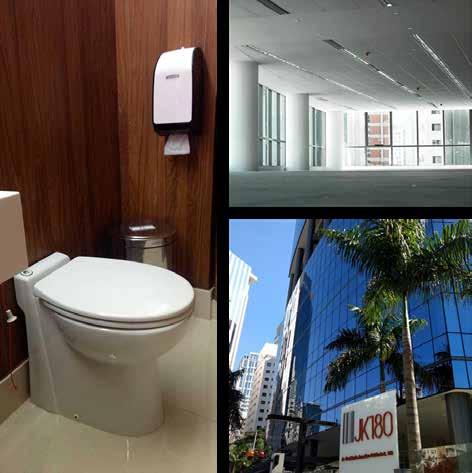 07 LAVABO Precisa transformar um escritório comercial em uma clínica? Mas o condomínio não deixa furar a laje já existente para a instalação dos novos banheiros?