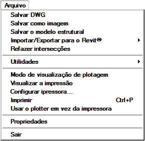 DWG será automaticamente regravado pelo Modelador, cada vez que você salvar dados do pavimento, com um esquema da planta editada.