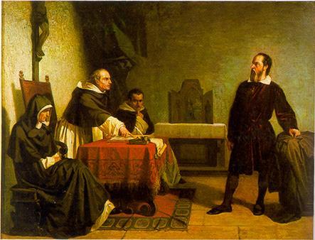 Em 1616, em audiência com Bellarmino, Galileu ficou proibido de defender suas convicções