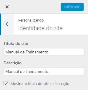 Por isso, após concluir o trabalho de construção do sítio ou quando julgar que o mesmo possa ser publicado, o usuário Editor/Responsável deve mudar o status do sítio para publicado.