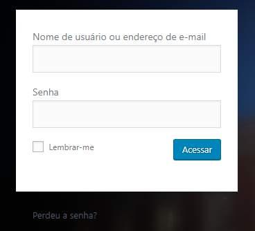 Passo 2: No campo de URL, indicado na figura, digite a localização do seu sítio, dependendo do email que você recebeu, o endereço pode ser http://sitios.ufc.br/