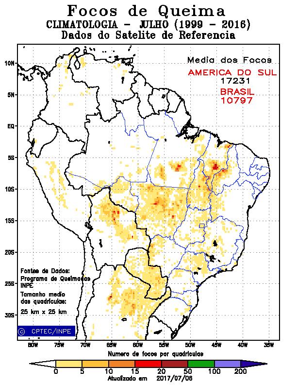 br/queimadas/estatistica_paises SIGLAS INSTITUCIONAIS CIMAN Centro Integrado Multiagências de Coordenação Operacional e Federal em Brasília, MI CPTEC Centro de Previsão de Tempo e Estudos