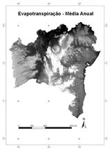 de ETp estimados pelo método de Thonthwaite.