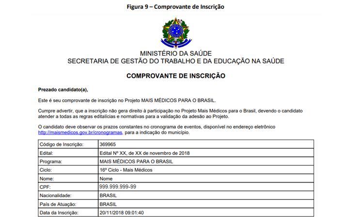 Momento 02: entrega dos documentos Os médicos formados em instituição de educação superior brasileira