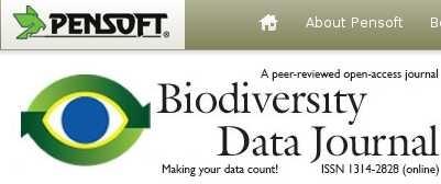 Artigos de dados - Publicação como artigos de dados (em revistas de dados ou revistas regulares que aceitam artigos de dados)) Biodiversity Data Journal International Journal of Myriapodology Journal