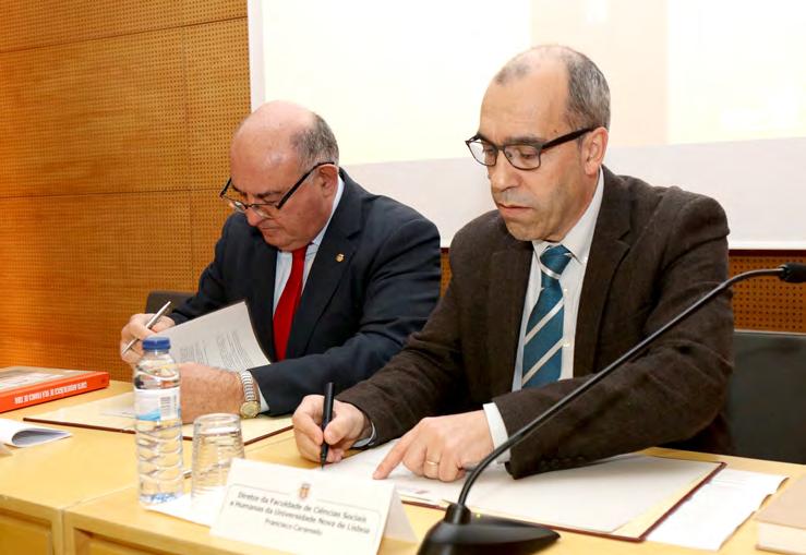 Apresentação e assinatura do protocolo de colaboração com o Centro de História d Aquém e d